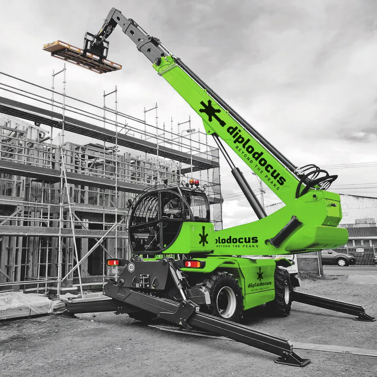 Diplodocus levage de charge en hauteur
