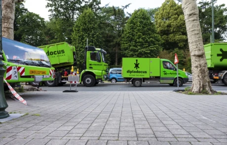 Flotte de véhicules Diplodocus en intervention