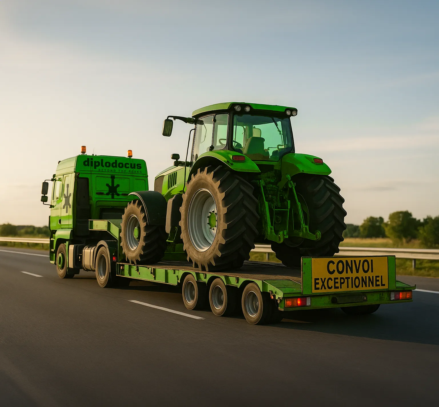 transport de machines de grand gabari
